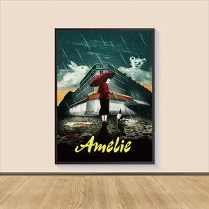 Amelie Movie Poster, Film Wall Art, Home Decor