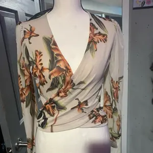 NWT wrap around blouse