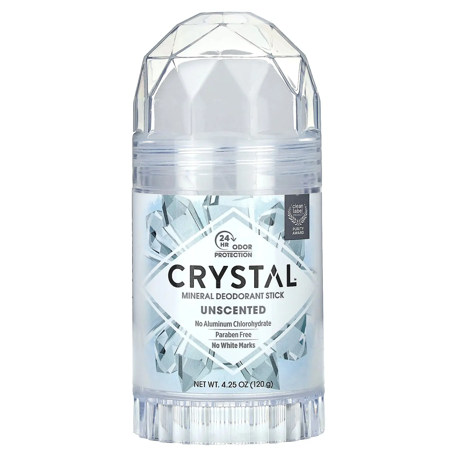 CRYSTAL Mineral Deodorant Stick, Unscented, 4.25 oz (120 g)