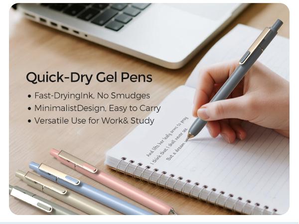 Nicpro 39 PCS Aesthetic School Supplies with Cute Pen Case, 12 Pastel Highlighters, 5 Black Ink Gel Pens, 6 Mechanical Pencils Set 0.5 & 0.7mm for Students Stationary College Essentials (Blue)