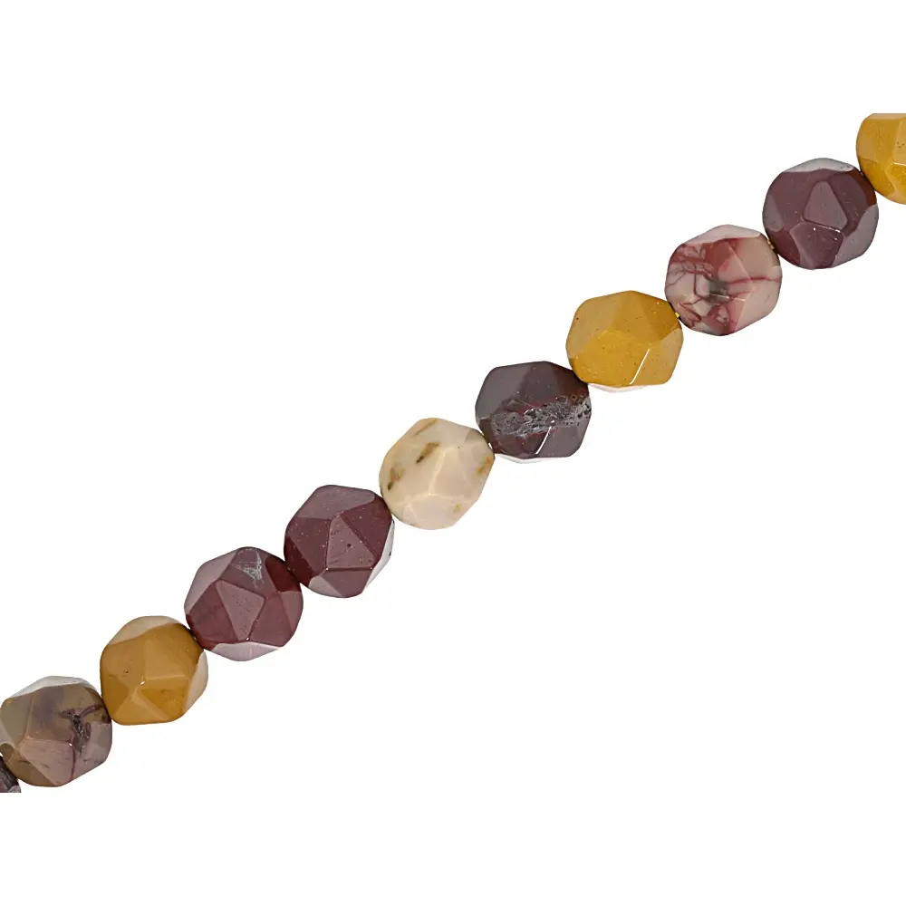 JTV Mookaite 8mm Faceted Bead Strand Approximately 13-14" in Length