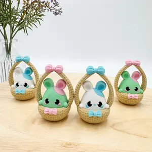 Basket Buddies Easter Decor Figurines