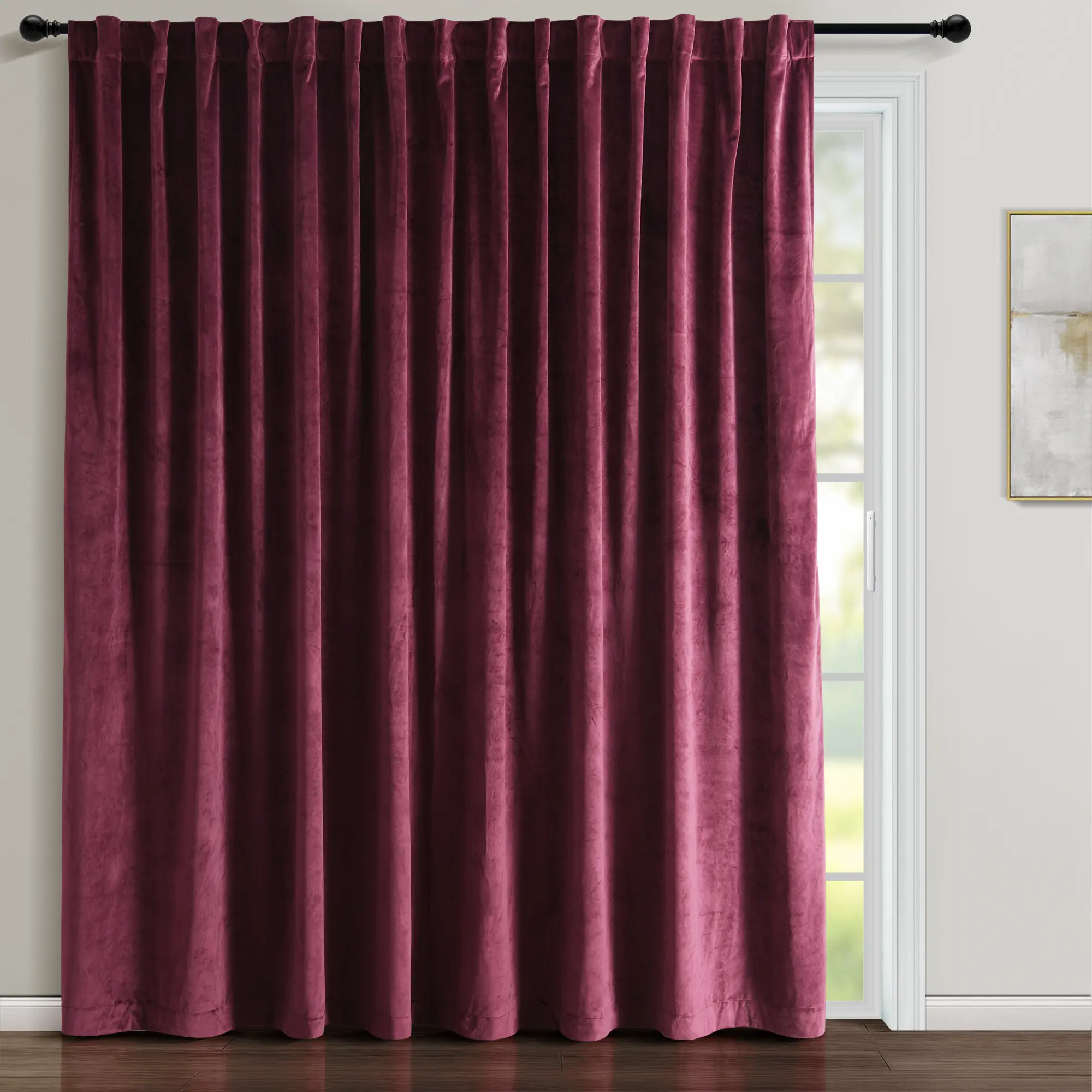 Lush Decor Ravello Pintuck Window Curtain Panel - Light Filtering Curtains for Bedroom - Vintage Décor - Living Room Curtains