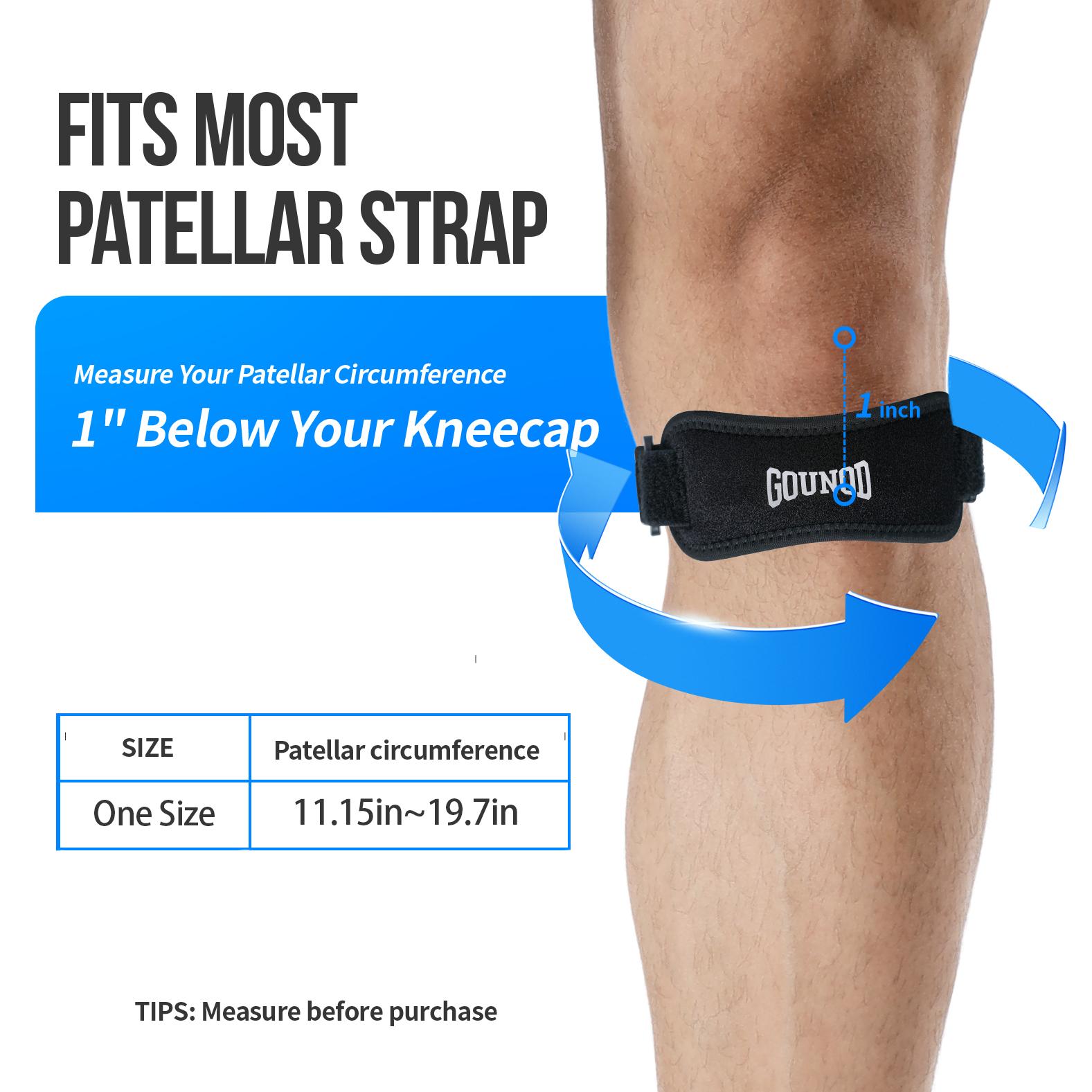 Kneecap Support Strap for Pain Relief, Patellar Tendon Support ,Patella Band for Basketball, Jumpers Knee, Tendonitis, Running, Hiking, Soccer, Osgood Schlatter Gift 2026 #Summervibes summerwins,summerwins