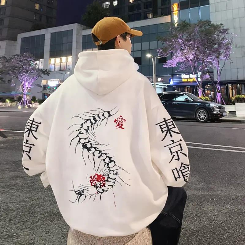 Tokyo Ghoul Kaneki Ken Hoodie – Black Pullover, Graphic Print, Unisex