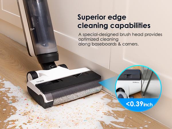 Tineco FLOOR ONE S5 COMBO 2-in-1 Smart Cordless Wet-Dry Vacuum Cleaner and HandVac, Great for Sticky Messes and Pet Hair, Lightweight, Ultra-Quiet, with Smart Display, Wi-Fi, App and Voice Guide