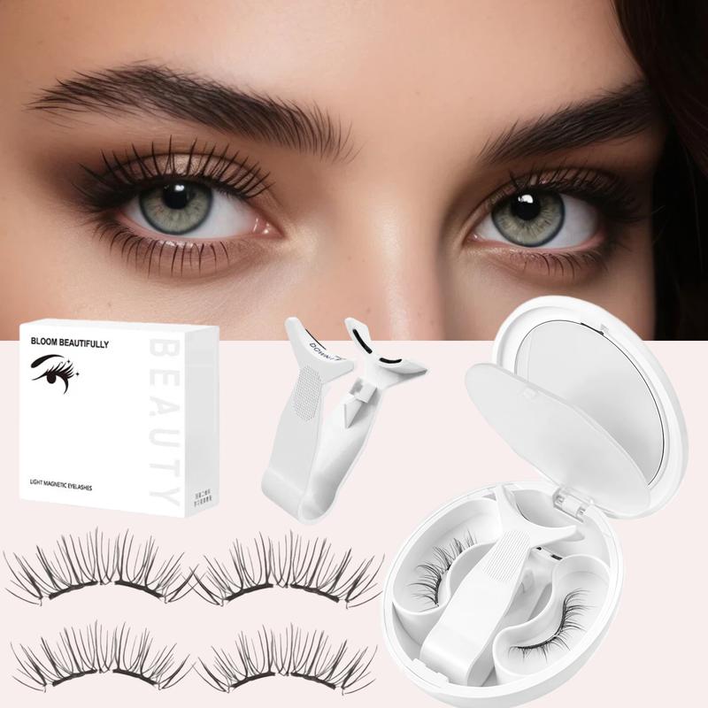 Soft Magnetic Eyelashes All-in-One Box,Magnetic EyelashExtensions, Waterproof, Reusable, Glue-FreeEyeliner-Free Makeup Cosmetic long lasting lashes Christmas Eve gifts Holiday Soft Magnetic Eyelashes All-in-One Box,Magnetic EyelashExtensions, Waterproof, Reusable, Glue-FreeEyeliner-Free Makeup Cosmetic long lasting lashes Christmas Eve gifts Holiday
