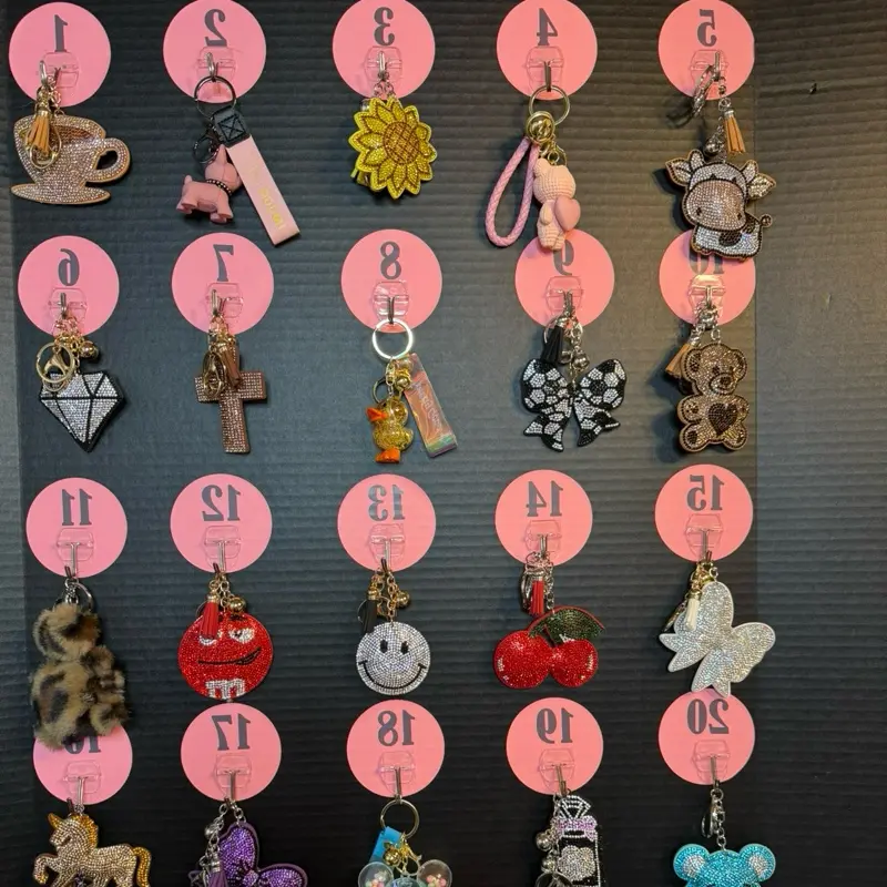 Choose 2 Bag Charms - Sparkling Charms for all your Bags or Keychains