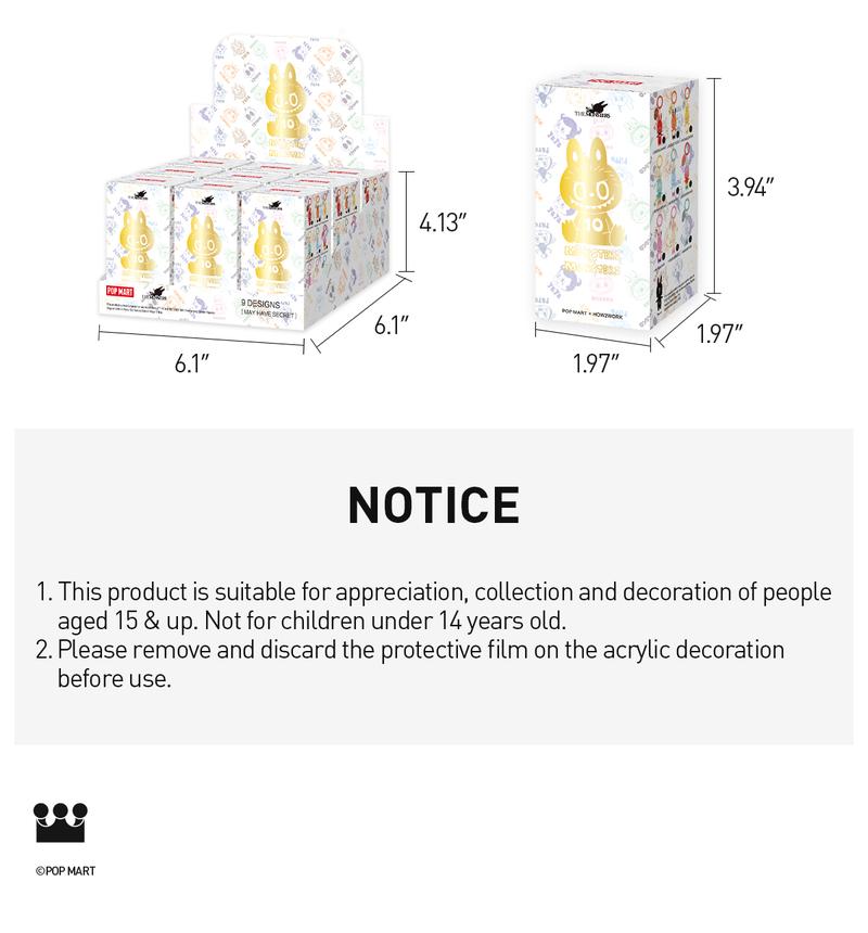 POP MART THE MONSTERS 10th Anniversary Series Figures Blind Box
