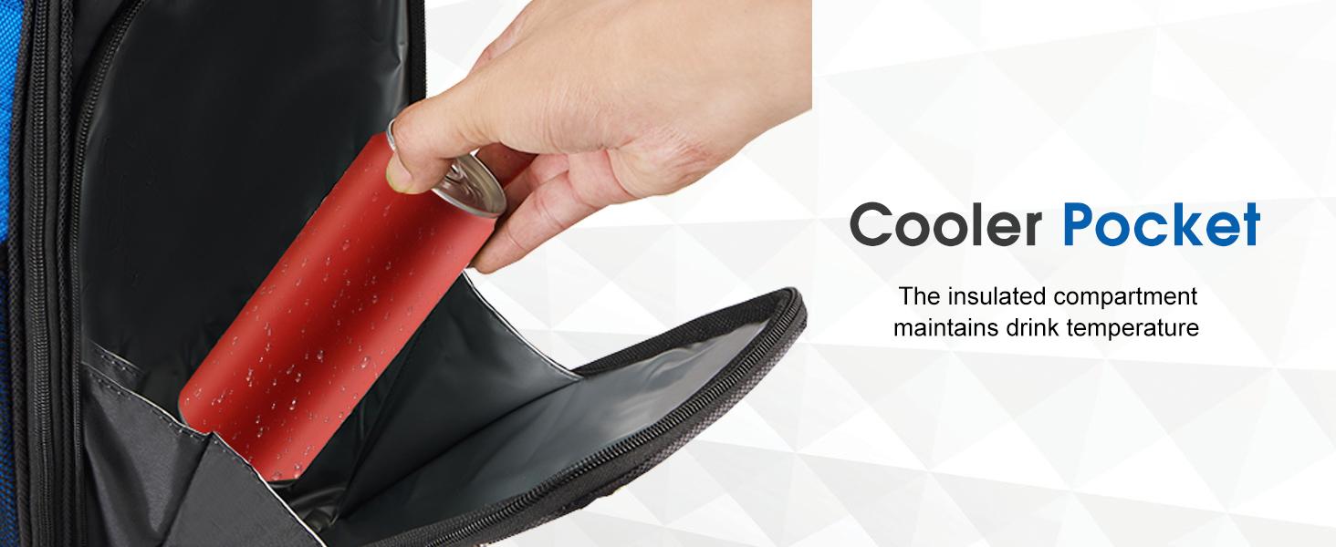 UNIHIMAL 14-Way Golf Cart Bag, Premium Full Length Golf Bag for Men with Magnetic Leather Pocket, Handles and Rain Cover