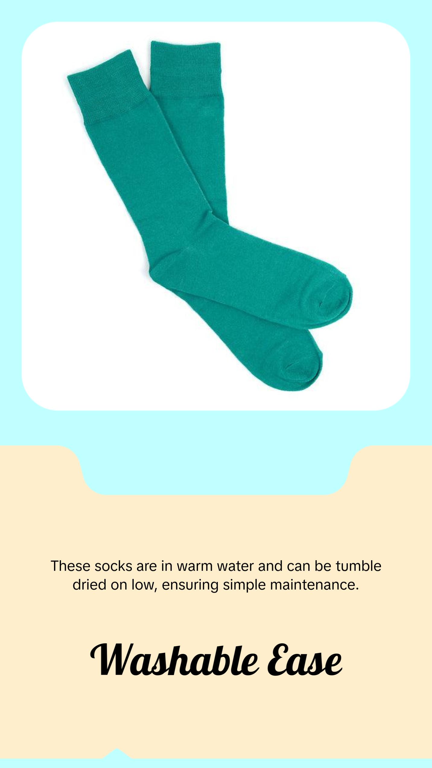 Men's Socks - Solid Crew