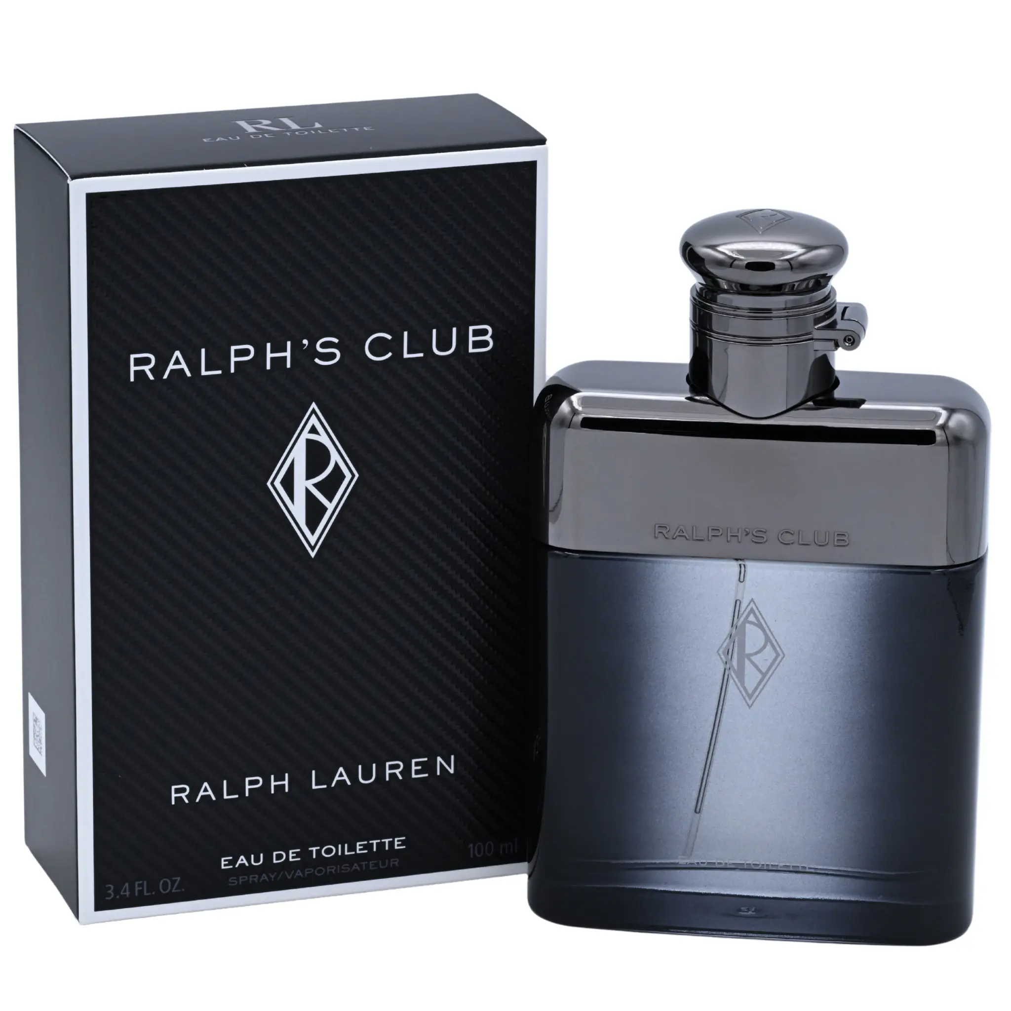 Ralph Lauren Ralph's Club Eau de Toilette for Men, Woody-Aromatic Fragrance with Cedarwood & Vetiver, 3.4 fl oz Spray, Scented Fragrance Perfume, Woody & Earthy, Men's Cologne