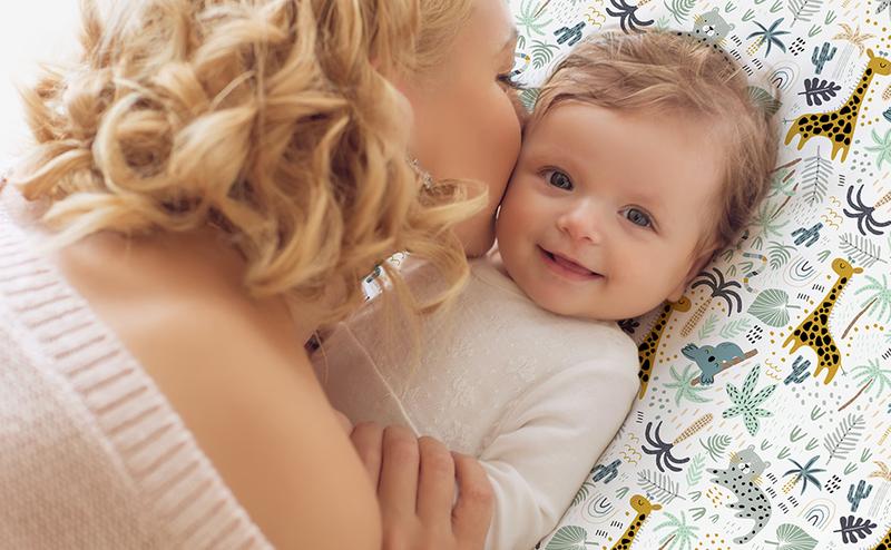 Yoofoss Baby 100% Cotton Crib Sheets for Newborn Boys Girls, Fitted Crib Sheet 2 Pack for Standard Crib and Toddler Mattress, Super Soft Baby Sheet