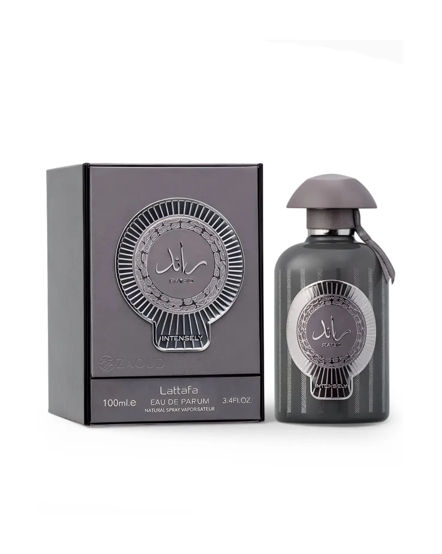 Lattafa Ra'ed Intensely Eau de Parfum, 100ml (3.4oz/3.0 to 5.9 fl. oz.) Single Item, Bold Fruity Wood Unisex Fragrance