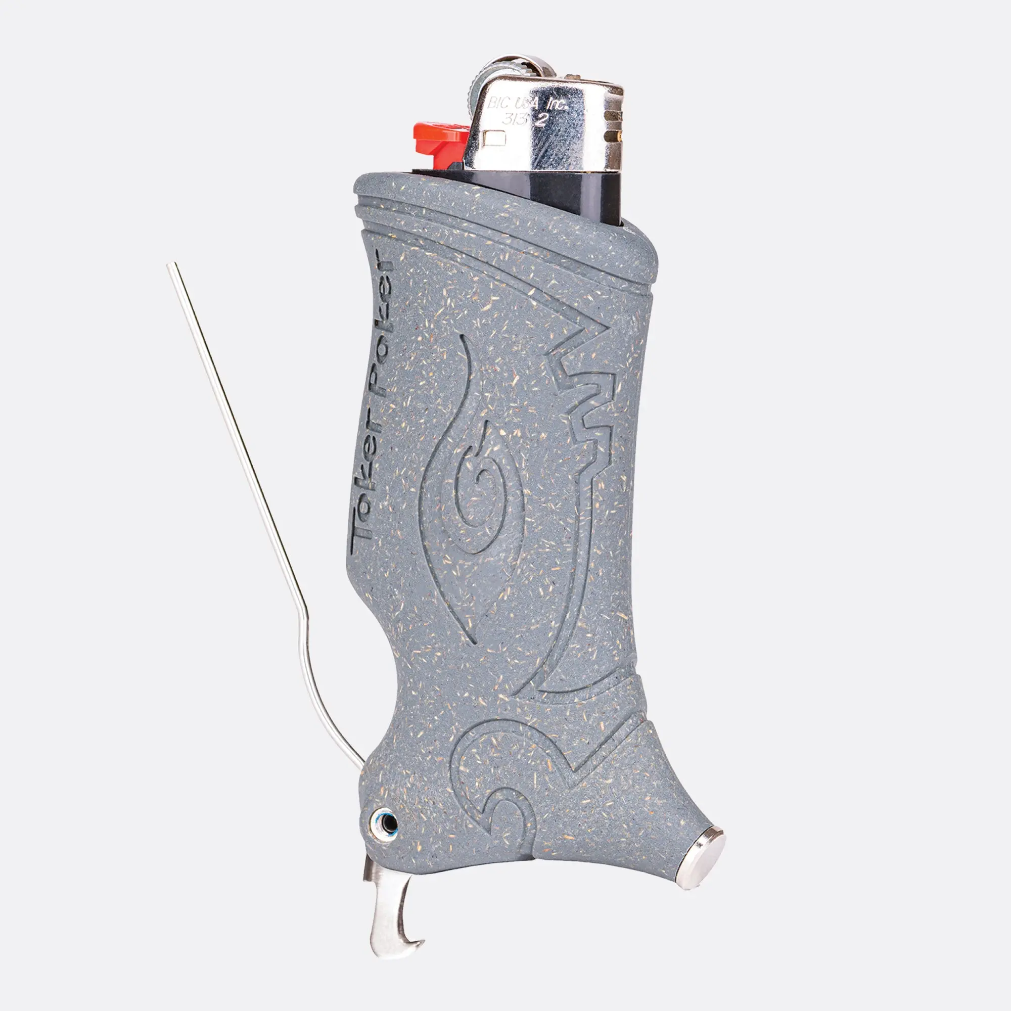 Toker Poker - Bic Lighter Case Multi Tool - Hemp + BOTTLE OPENER - All Inclusive Tool for Camping and Other