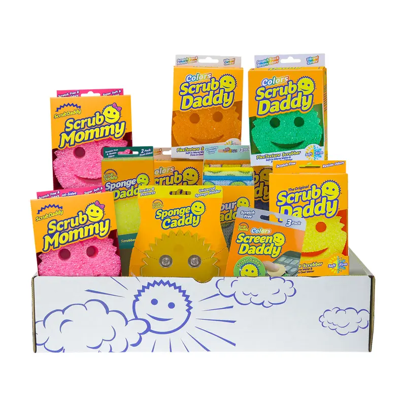 Scrub Daddy All Star Sponge Kit Scrubber and Sponges for all your cleaning needs