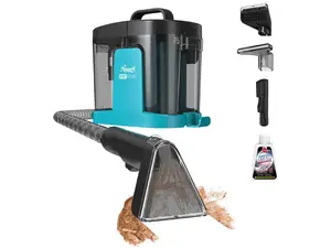 Rosewill Multi-Purpose Portable Carpet and Upholstery Cleaner,Powerful Suction 17 kpa Spot Cleaner,Car and Auto Detailer, Stain/Spot Remover; Versatile Use: Carpet, Sofa, Pet Hair Use - White color