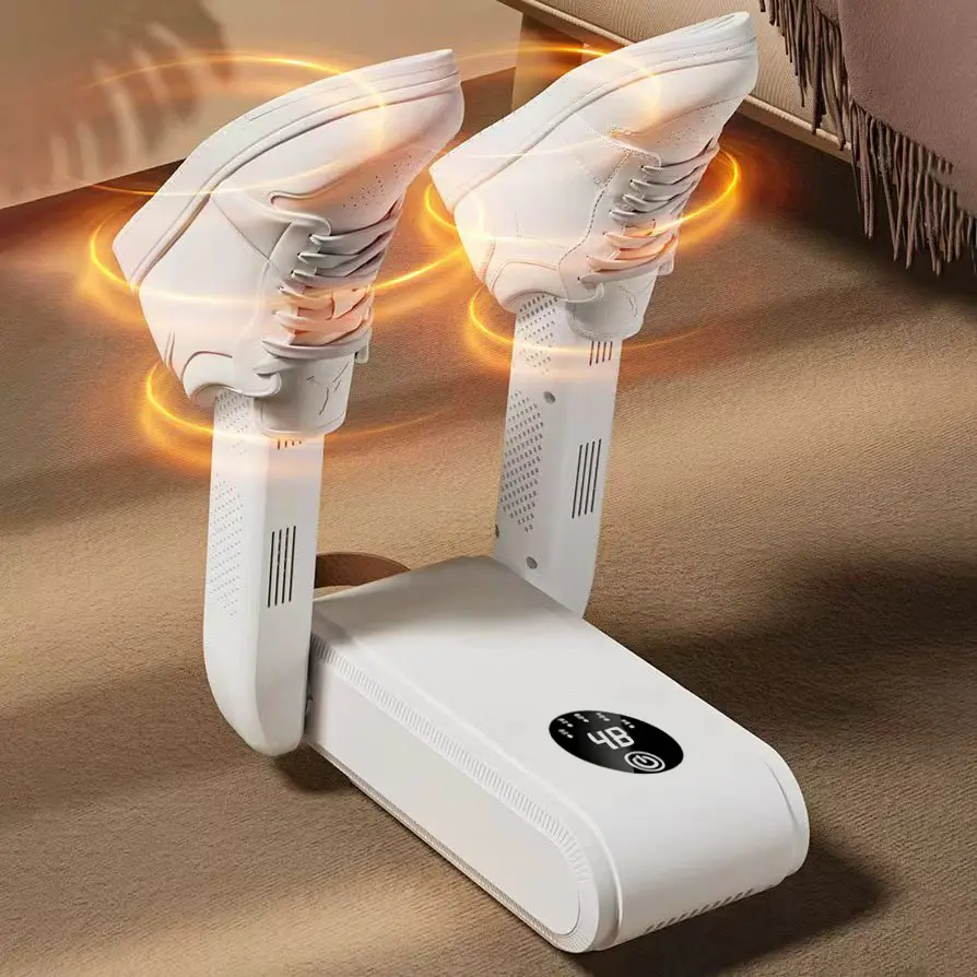 360° Digital Shoe Dryer with Hot Air Circulation,Temperature Display, Fast Drying for All ShoeTypes,Upgraded Temperature Control Boot Dryer ShoeDryer Portable Glove Dryer & Boot Warmer, AutomaticShut-Off Timer, Folding Design, Smart Panel