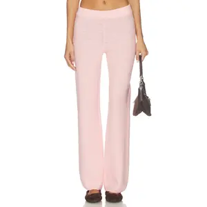 Lovers and Friends Lora Textured Pant in Baby Pink