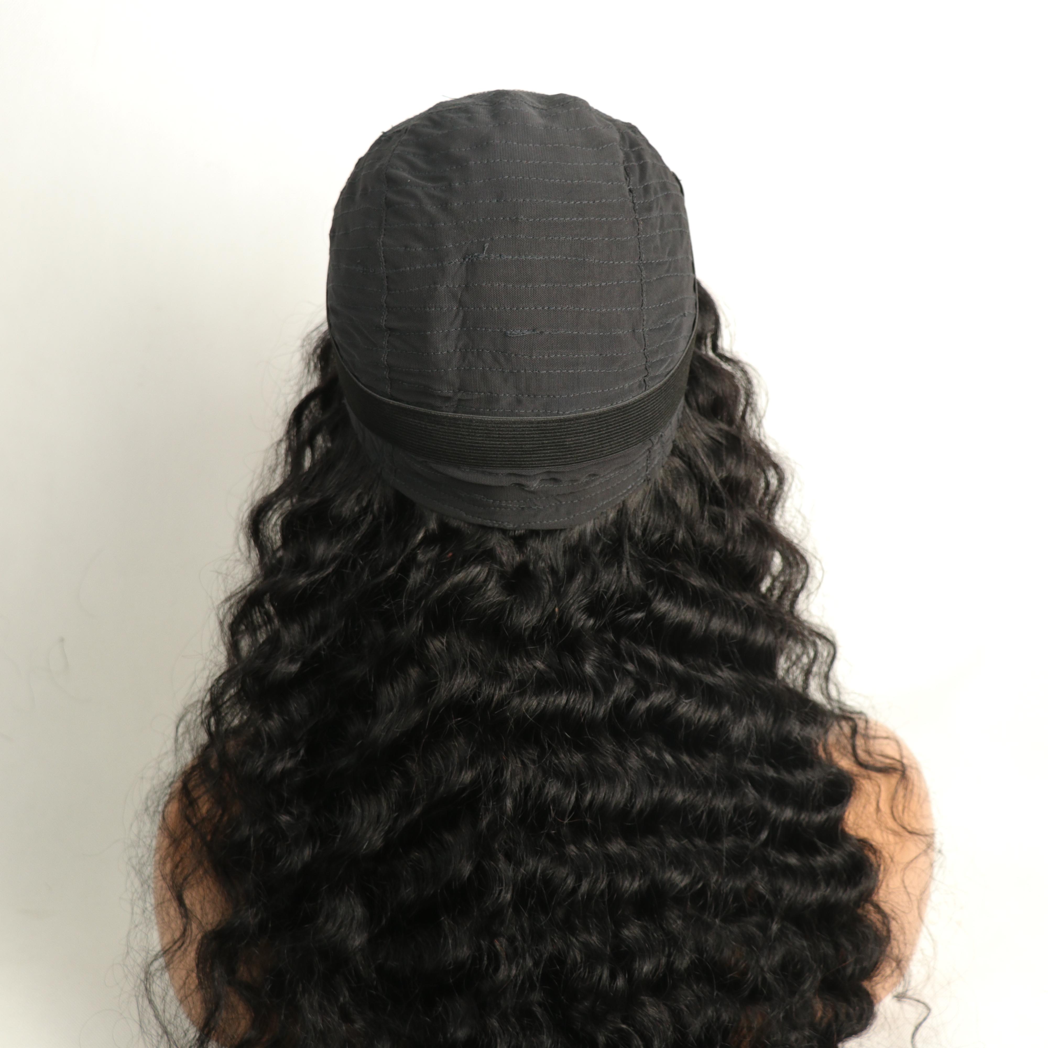 Bling Hair Glueless Wigs Deep Wave Human Hair Wig 6x4 Pre-Cut Curly Water Wave 5x5 7x5 9x6 Lace Closure Wigs 180% Density Ready Go Wigs For Women