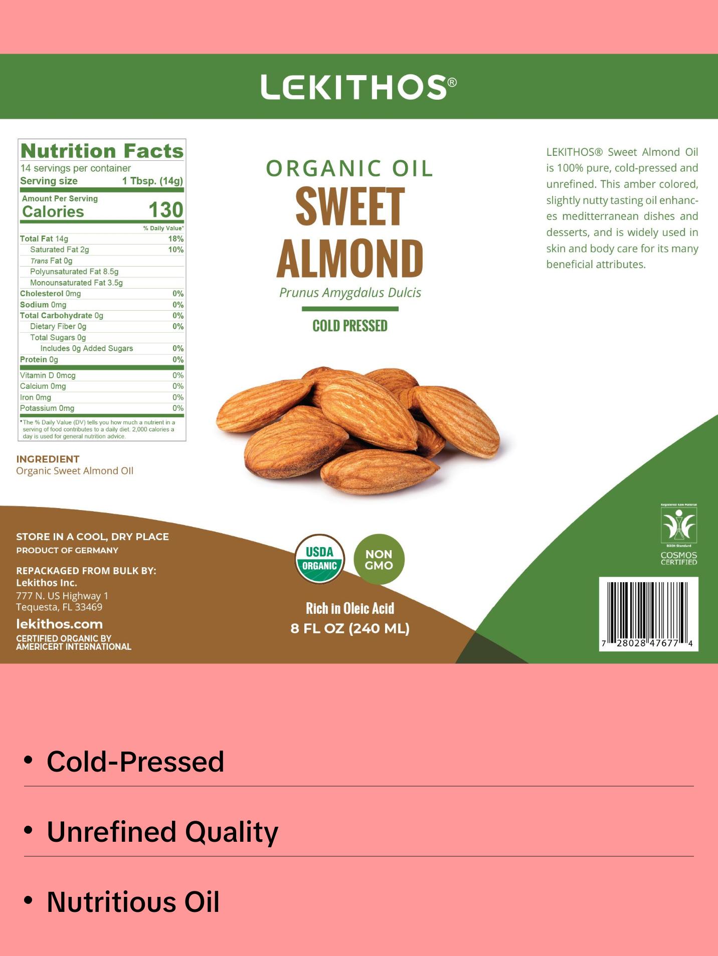 Organic Sweet Almond Oil