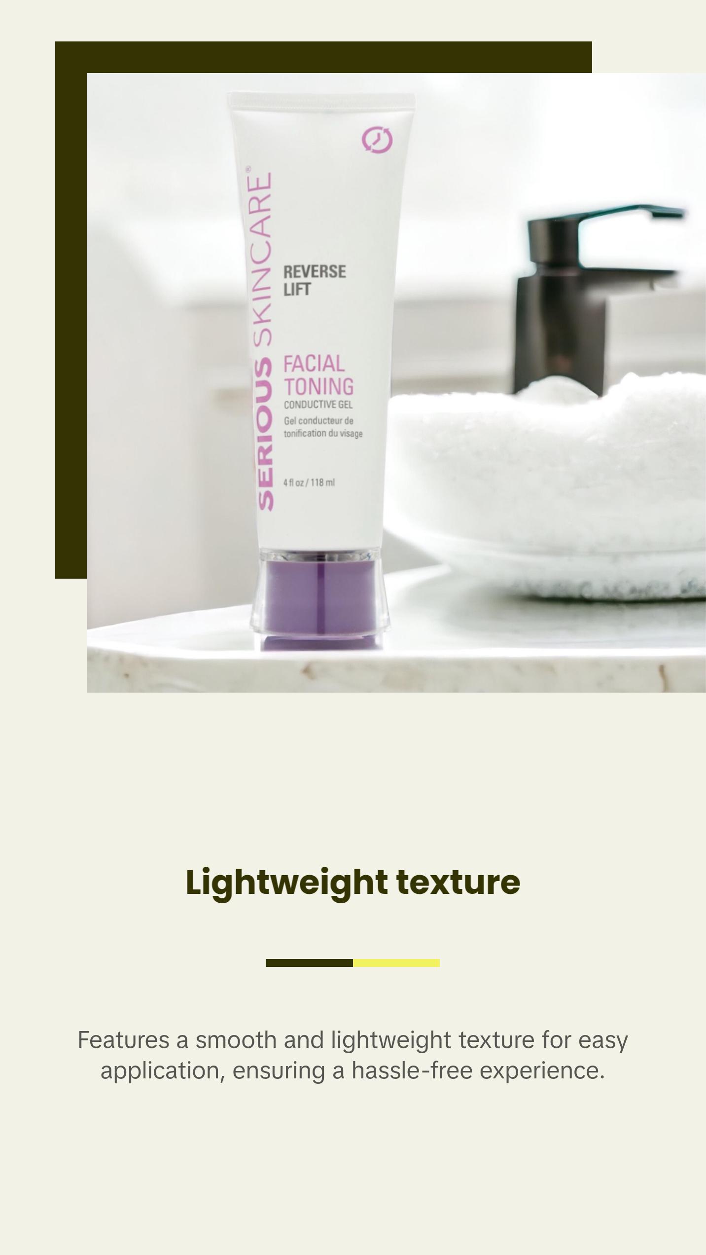 Serious Skincare, Reverse Lift Conductive Gel, Collagen-Infused Hydrating Gel for Microcurrent Devices, 100ml Serious Skincare, Reverse Lift Conductive Gel, Collagen-Infused Hydrating Gel for Microcurrent Devices, 100ml