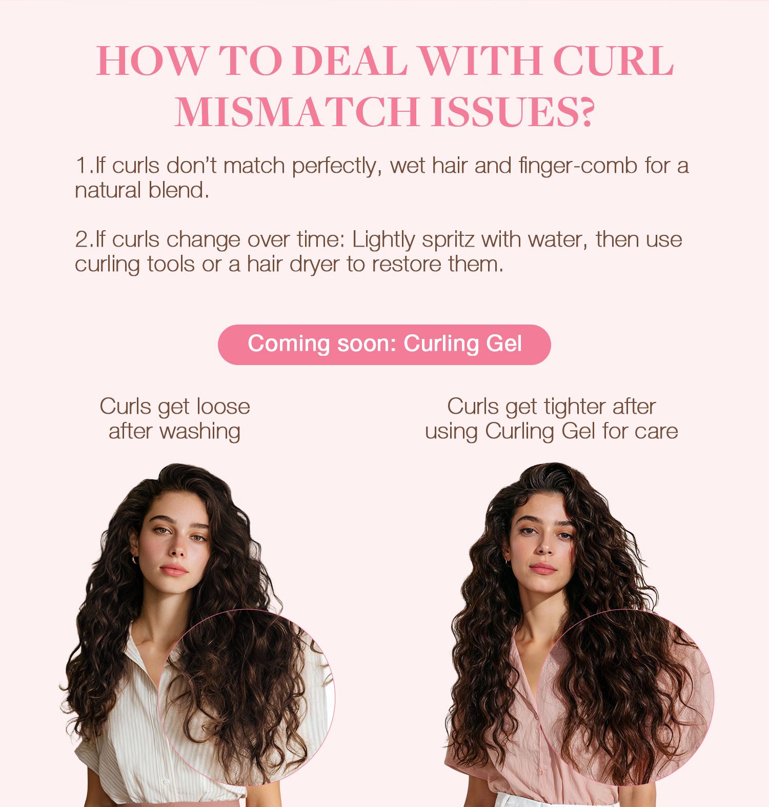 GOO GOO Hair Extensions Elf Curl Clip in Human Hair Extensions, 7Pcs/9Pcs 18-22Inch Elf Curl Clip in Human Hair Double Weft Natural Curl Hair Full Head for Women#Greenish#TikTokShopSpringGlowUp