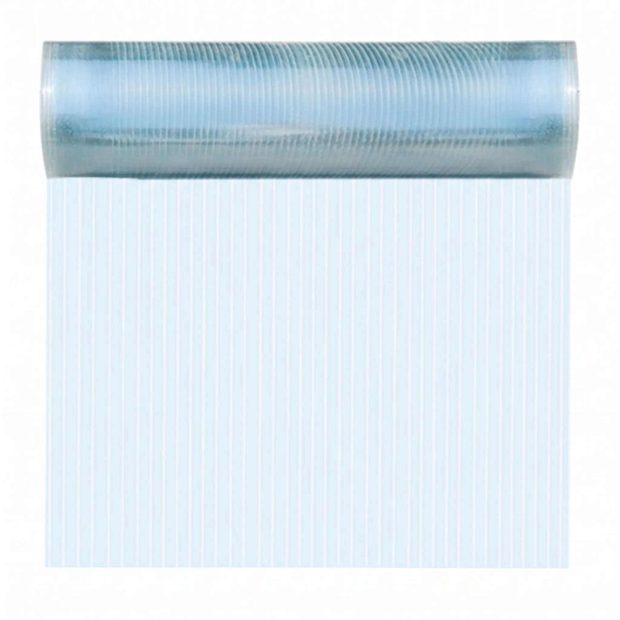 Multi-Purpose Clear Polycarbonate Roofing Roll: Insulated, Rain-Resistant Panels for Greenhouse, Sunroom, and Fiberglass-Reinforced Canopy Applications, Size 1x10m (3.3x32ft)