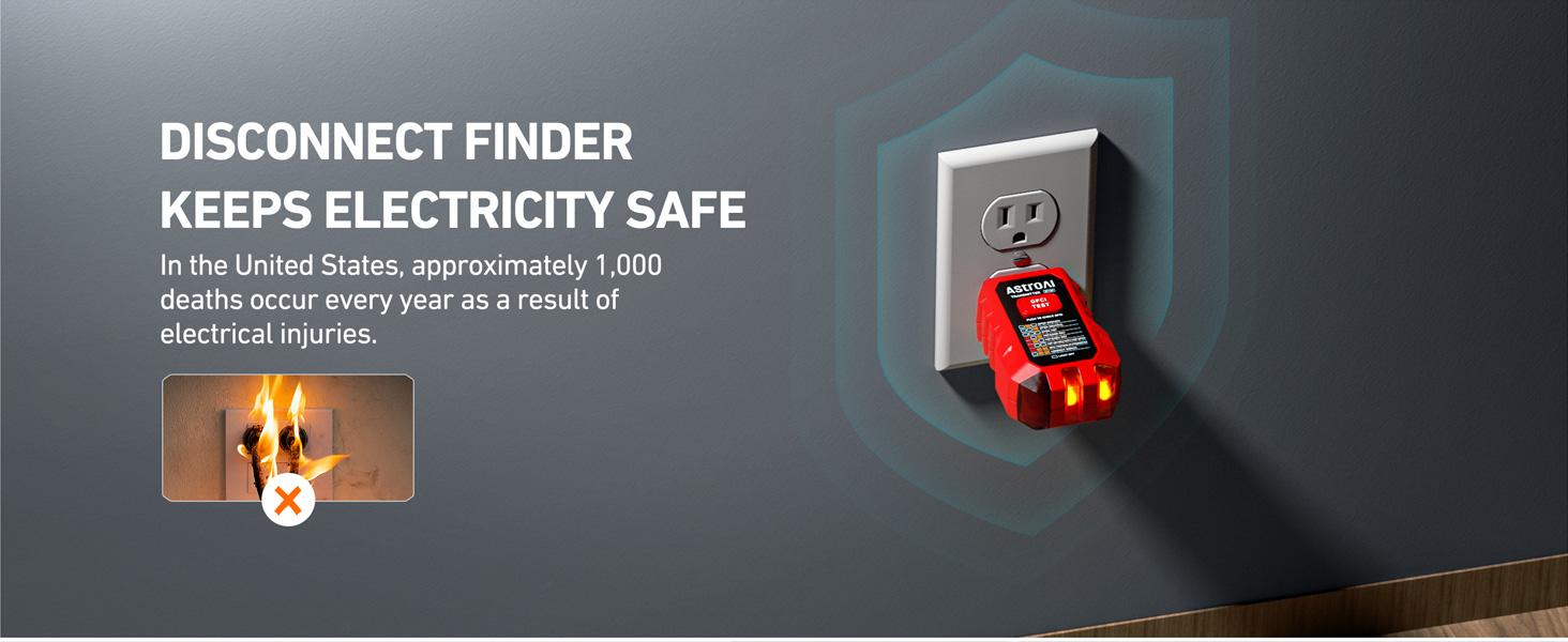 AstroAI Circuit Breaker Finder Kit with GFCI Outlet Tester, Electrical Tester Tool for Home/Workshop Circuit Tracing, Quick and Accurate Locating, Home electrical safety