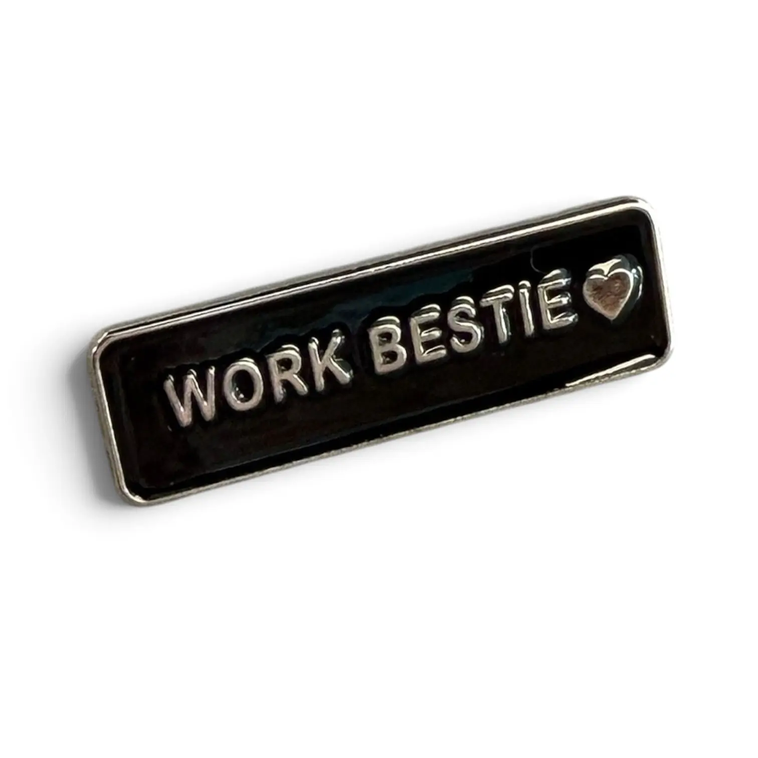 Work Bestie Enamel Pin, Funny Office Coworker Gift, Employee Appreciation Gift Accessory, Office Humor Lapel Pin Brooch Clip, Soft Enamel Badge, Suitable for Lanyards, Backpacks, Purses, Jackets