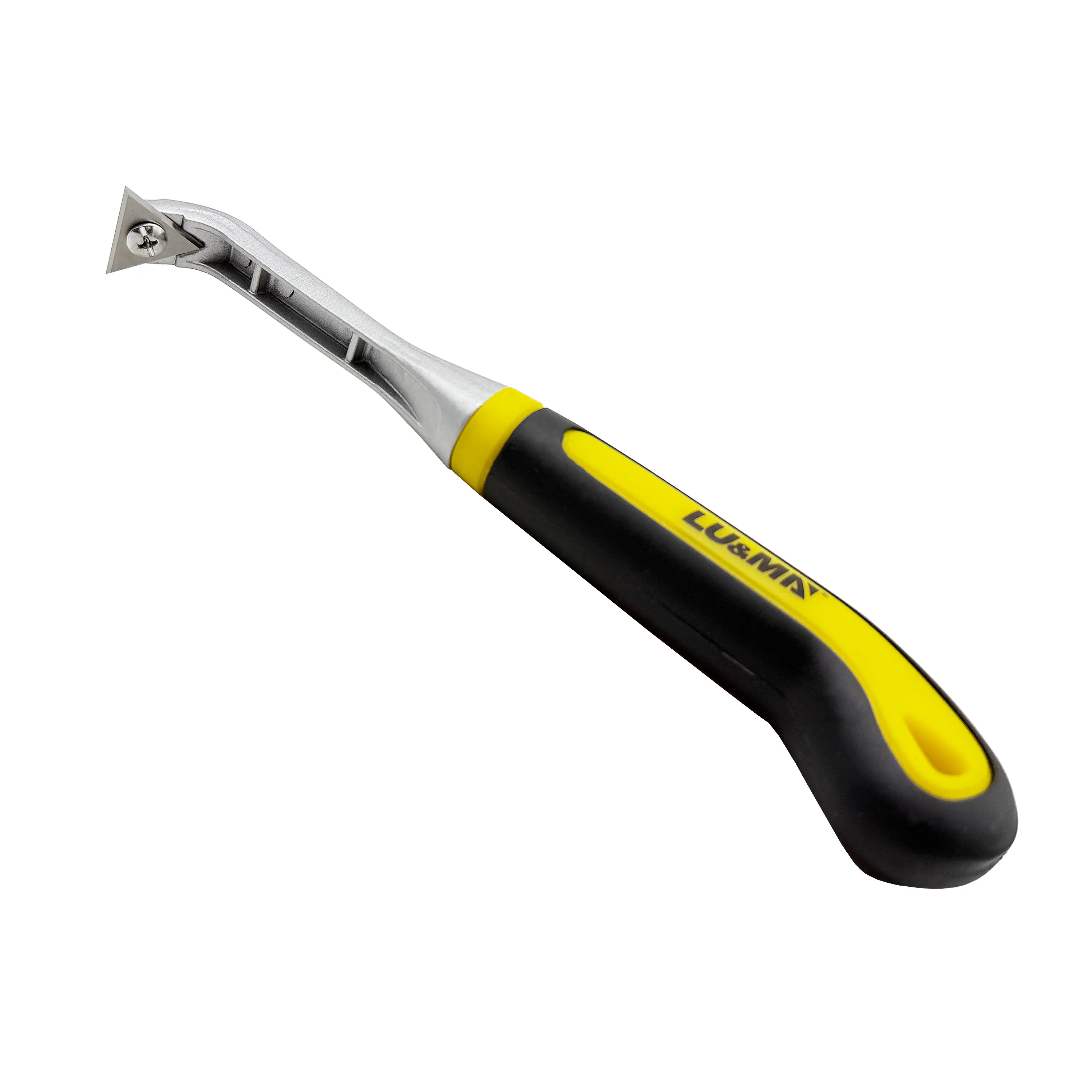 LU&MN Carbide Scraper Tool – 1-INCH Tungsten Carbide Triangular Blade, Heavy-Duty Paint, Glue & Putty Remover with Ergonomic Non-Slip Handle