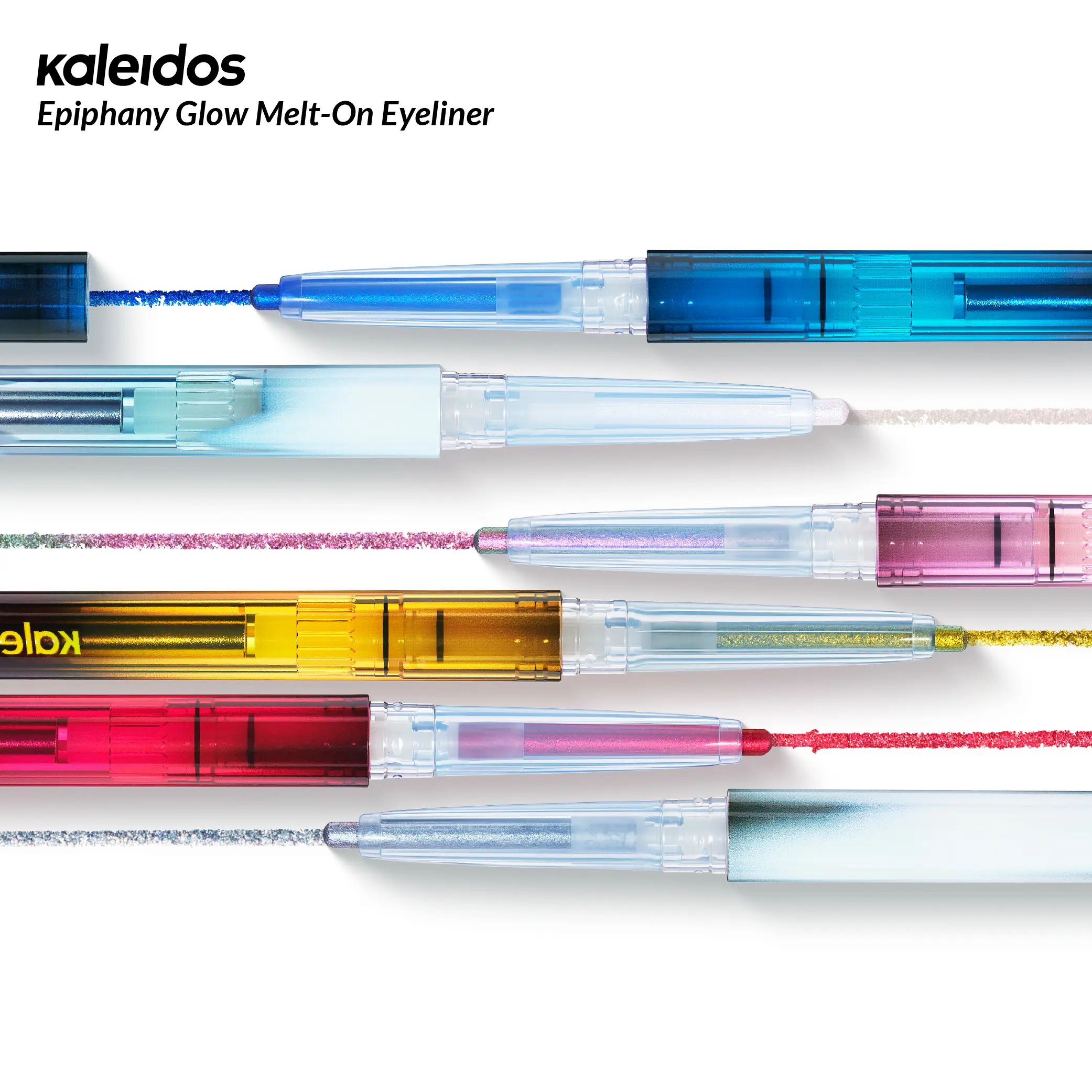 Kaleidos Epiphany Glow Melt-On Eyeliner - Metallic Multichrome, Waterproof, Long-Lasting Beauty Product, Make Up for Rave & Festival Looks, Gifts for Women Cosmetic Gift,back to school