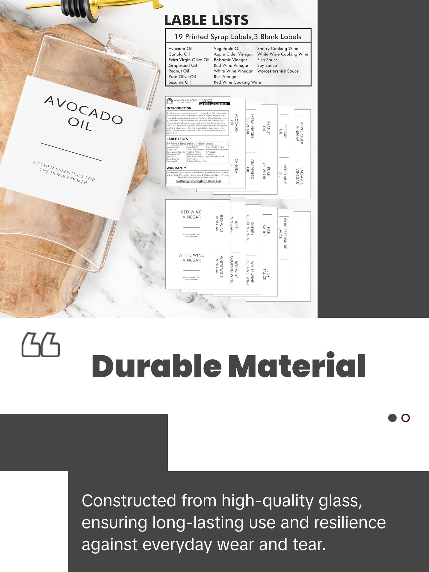 Kitchen Cooking Oil Dispenser Set, Olive Oil & Vinegar Bottles, Soy Sauce Dispenser - 4 Pieces, Gold, Elegant Book Design, Durable, Leak-Proof, Easy-Pour Spouts, Perfect for Kitchen, Dining Table