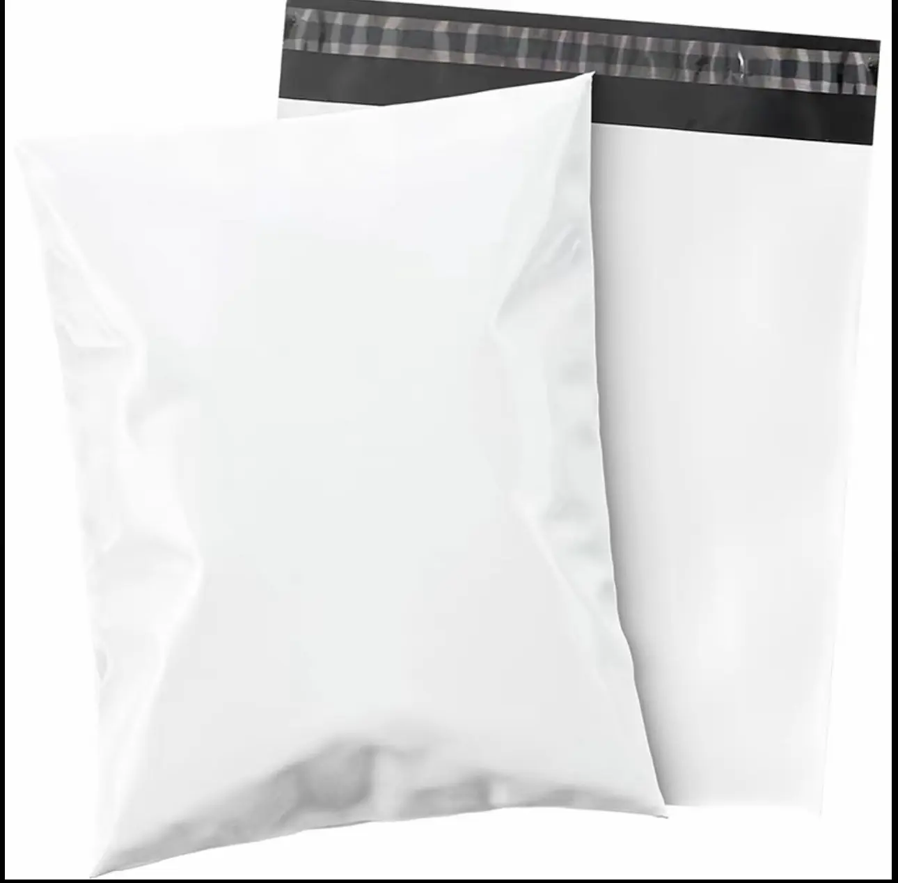 12x15.5 inches 10 Pack White Self-Sealing Adhesive Shipping Bags Waterproof Tear Resistant Poly Mailers for Clothing Books Documents Cosmetics