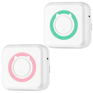 Mini Printer - Printer Paper 'Options' -- Pocket Wireless Thermal Printer Portable Mini Sticker Maker Machine Rechargeable Inkless Photo Printer For Printing Label Journal Study Notes Memo Photos