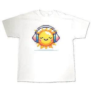 Chill Hot Sun Shirt Casual Wearing Summer Vibe Daily Match Comfort Beach Tee Unisex Heavy Cotton Short Sleeve White T-Shirt