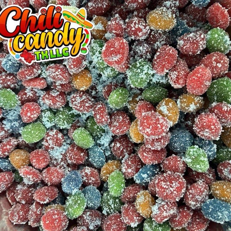 4oz Sour Blue Razz Gushers Raspberry Flavor Snack Candy Popular Treats