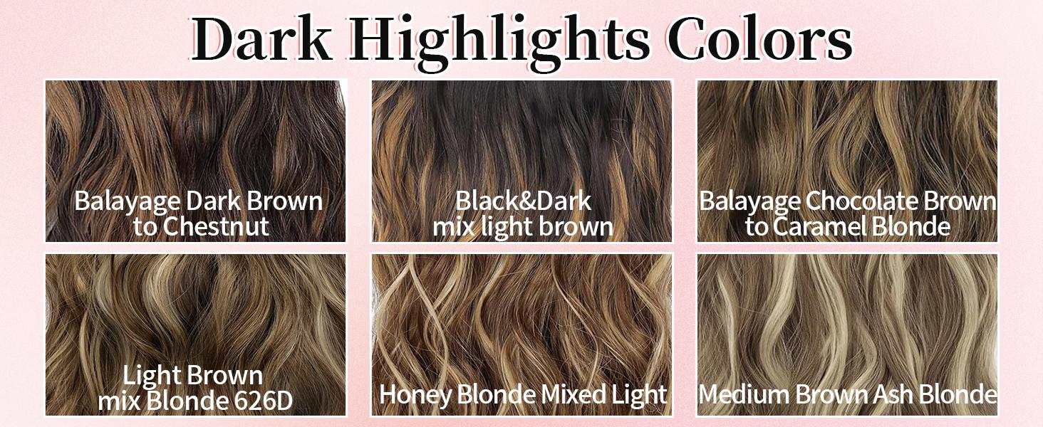 AISI HAIR Wavy Synthetic Hair Extensions for Women 4PCS Clips in 20/24 inches, Thick Hairpieces for Girls Hairextensions Curly Hairstyle