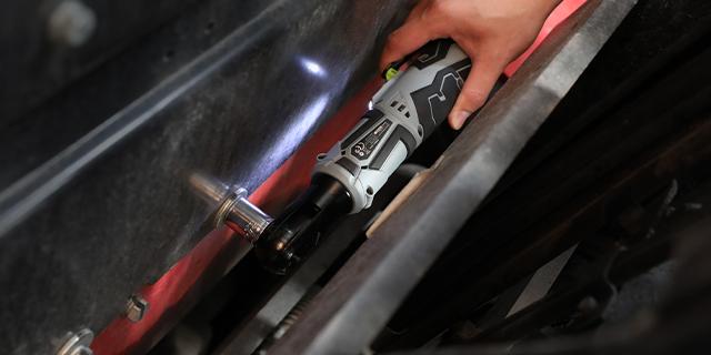 #JumpstartSale WORKPRO Cordless Electric Ratchet Wrench, 3/8" 12V 40 Ft-lbs Power Ratchet Wrench Kit with 9-Count Socket Accessory Set, 2-Pack 2.0Ah Lithium-Ion Batteries…