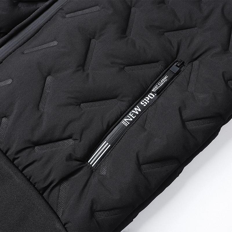 2026 New Hooded Cotton Jacket Men's Winter Fleece Lined Warm Coat Ultrasonic Cotton Toothbrush Design 2026 New Hooded Cotton Jacket Men's Winter Fleece Lined Warm Coat Ultrasonic Cotton Toothbrush Design