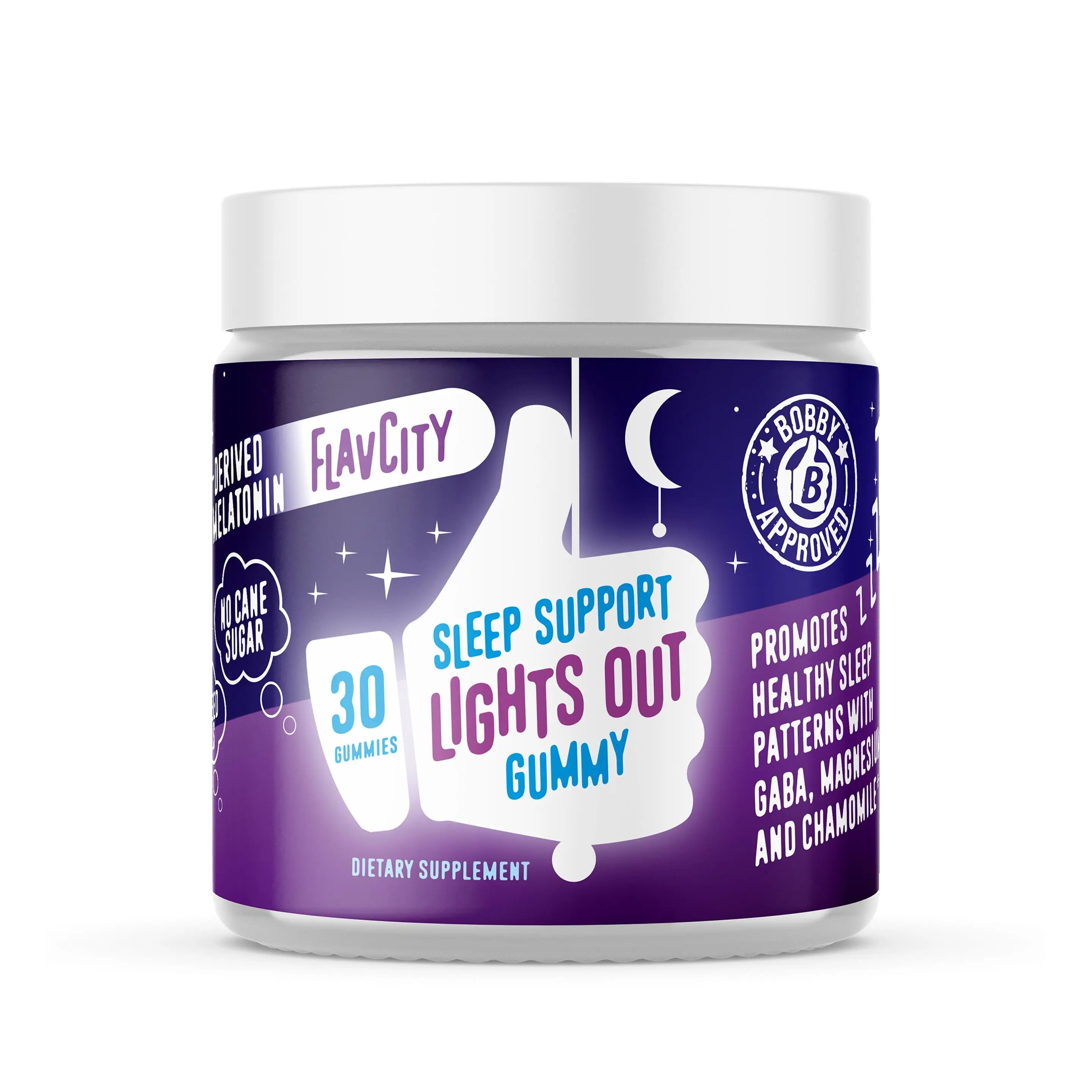 Lights Out Sleep Support Gummy - 30 Gummies - No Sugar - Plant Based Phyto Melatonin Chamomile Healthcare Dietary Magnesium