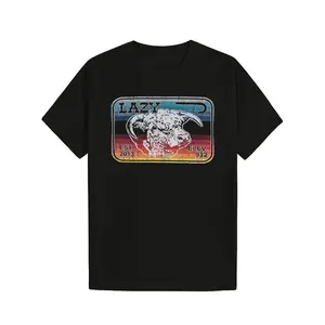 Lazy J Ranch Serape Elevation T-Shirt Cotton Graphic Soft And Comfortable Round Neck t-shirt