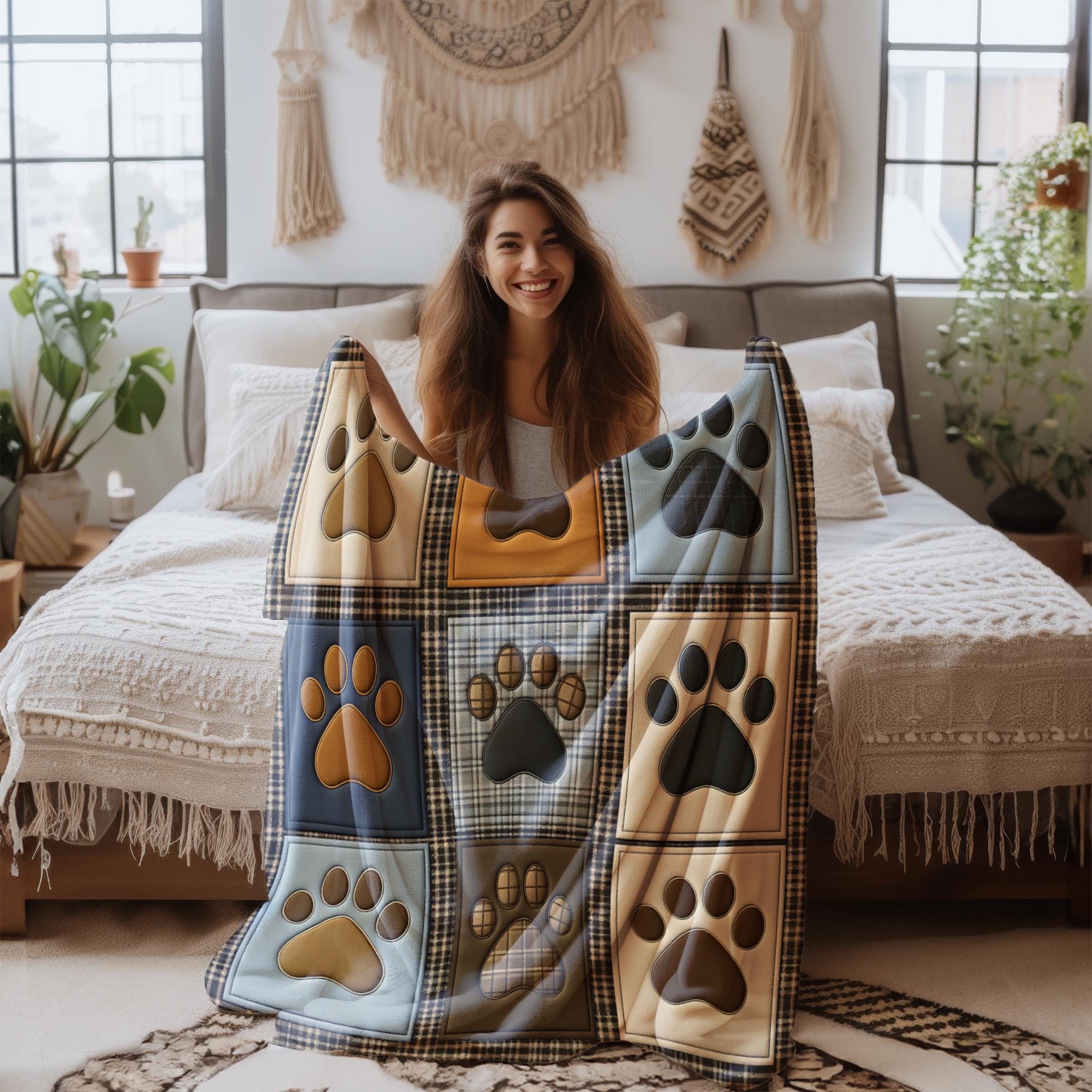 Soft Flannel Blanket for Dogs, Novelty Pet Accessory, Perfect for Naps at Home, Office, School, Travel, Gift Idea