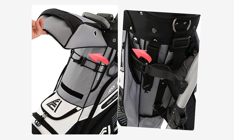 Ask Echo Golf T-LOCK 2.0 14 Way Organizer Dividers Golf Soundless Cart Bag