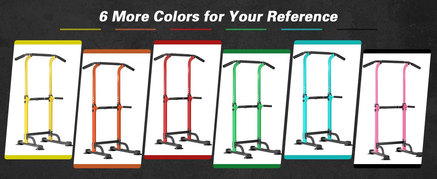 Soges Power Tower Dip Station Pull Up Bar 10 Levels Height Adjustable Multi Function Dip Bar for Home Gym Fitness Use 330lbs Capacity Ideal for Whole Body Workout Exercise Equipment Christmas Gifts