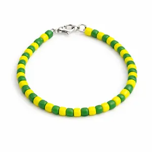 Mano de Orula hecho de mano con clip 8 pulgadas , Orula bracelet handmade with clip 8in