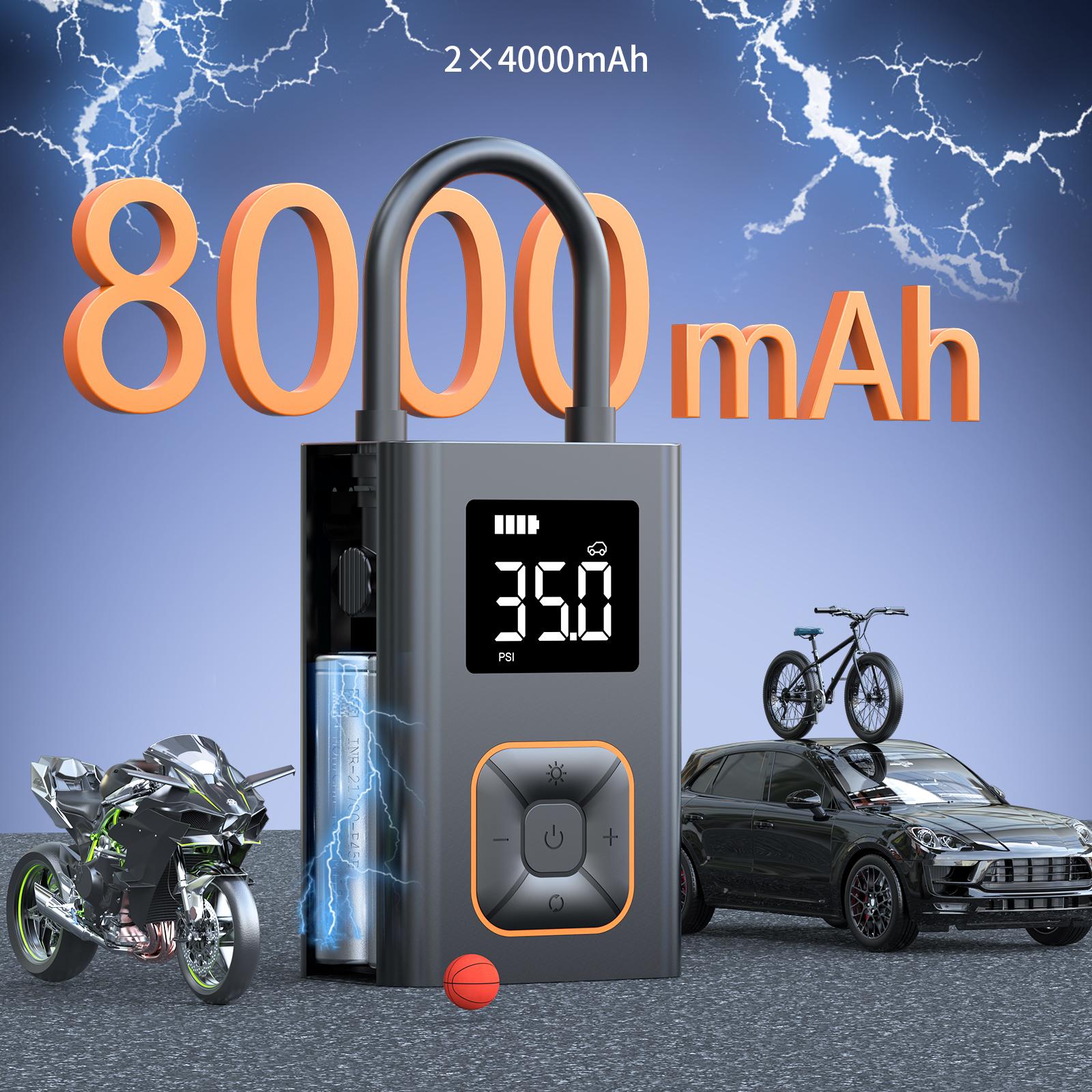 Kapeezi Portable Tire Inflator 180PSI Lightweight 19 oz Cordless, 4+N Auto Stop Mode, Portable Tire Inflator Car Air Compressor Automotive Vehicle Tool tire inflator portable Kapeezi Portable Tire Inflator 180PSI Lightweight 19 oz Cordless, 4+N Auto Stop Mode, Portable Tire Inflator Car Air Compressor Automotive Vehicle Tool tire inflator portable