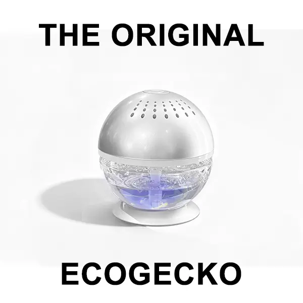 EcoGecko Water Air Purifier Machine, Air Revitalizer & Essential Oil Diffuser for Home, Bedroom, Pet Owners, Smoke Odor Removal