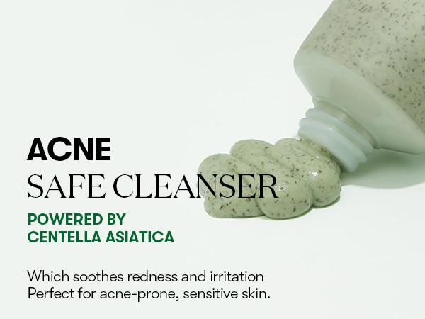 [VT Official] CICA Mask Cleanser, 2-in-1 Facial Wash, Non-Drying Clay Mask, Gentle Pore Care, Exfoliating, Hydrating, Centella Asiatica for Acne-Prone & Sensitive Skin, Korean Skincare (4.05 fl. oz)