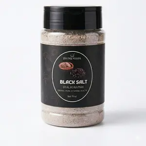 ZF Black Salt (Kala Namak) – Fine Ground Mineral Salt | 15 oz